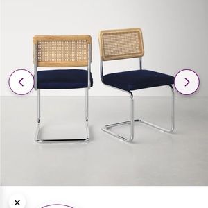 Brand NEW Walsh Velvet Side Chairs (set of 2)